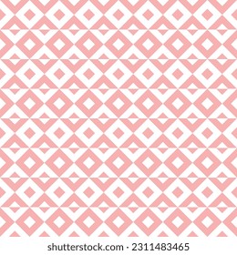 Geometric seamless pattern with rhombuses. Modern op art abstract background. Vector illustration.