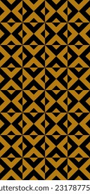Geometric seamless pattern with rhombuses. Modern op art abstract background. Vector illustration.
