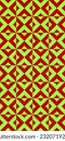 Geometric seamless pattern with rhombuses. Modern op art abstract background. Vector illustration.
