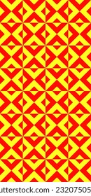 Geometric seamless pattern with rhombuses. Modern op art abstract background. Vector illustration.