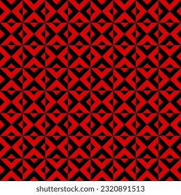 Patrón geométrico sin soldadura con rombos. Fondo abstracto moderno de op art. Ilustración vectorial.
