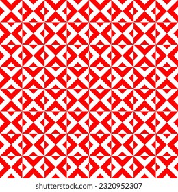 Patrón geométrico sin soldadura con rombos. Fondo abstracto moderno de op art. Ilustración vectorial.