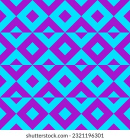 Patrón geométrico sin soldadura con rombos. Fondo abstracto moderno de op art. Ilustración vectorial.