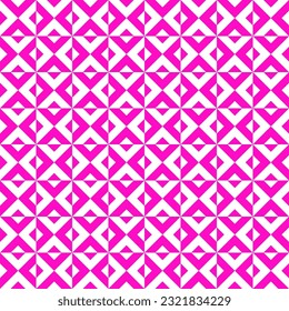 Geometric seamless pattern with rhombuses. Modern op art abstract background. Vector illustration.