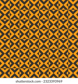 Geometric seamless pattern with rhombuses. Modern op art abstract background. Vector illustration.