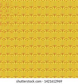 geometric seamless pattern with runes. abstract vector illustration