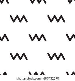 Geometric seamless pattern in Scandinavian style. Vector illustration