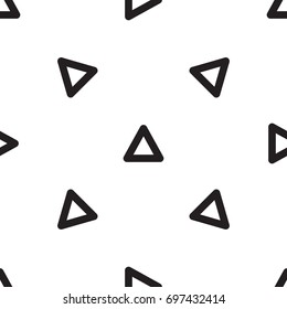 Geometric seamless pattern in Scandinavian style. Vector illustration