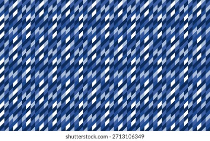 Modelo inconsútil geométrico con el azul corto en la pila blanca de la raya, fondo abstracto. Ilustración vectorial, para el Fondo de pantalla masculino de la decoración de la cubierta de la ropa deportiva del paño de vestir de la camisa por toda la impresión