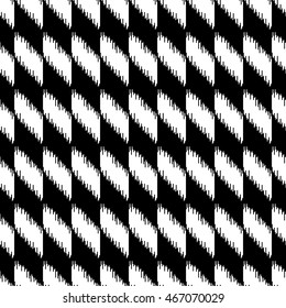 Geometric seamless pattern. Simple black and white composition