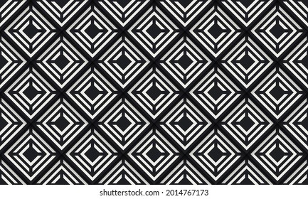 Geometric seamless pattern simple modern design