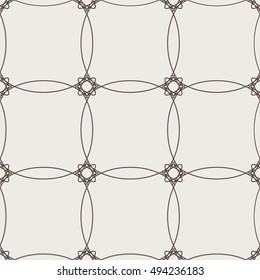Geometric seamless pattern. Simple Openwork lattice of fine lines. regular background. Vector illustration