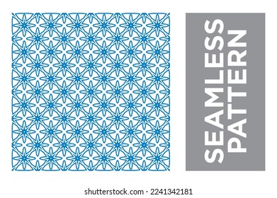 Geometric Seamless Pattern Simple Print Vector Repeating Texture