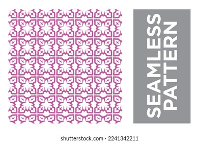 Geometric Seamless Pattern Simple Print Vector Repeating Texture