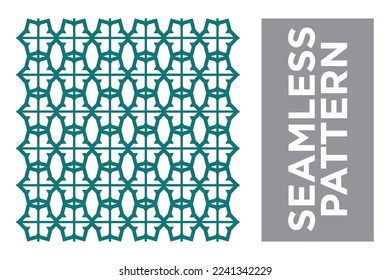 Geometric Seamless Pattern Simple Print Vector Repeating Texture