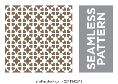 Geometric Seamless Pattern Simple Print Vector Repeating Texture