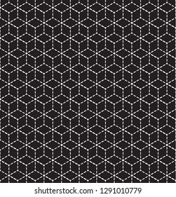Geometric seamless pattern. Simple regular background. Vector illustration with herringbone or puzzle