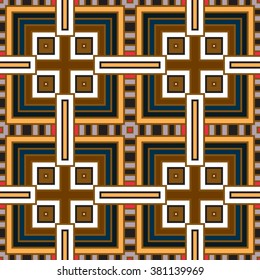 Geometric seamless pattern. Simple regular background. Vector illustration 