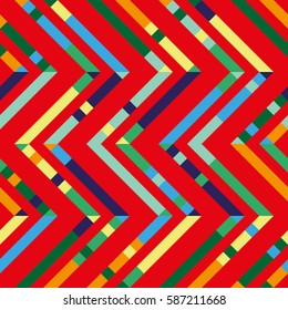 Geometric seamless pattern. Simple regular background. Vector illustration