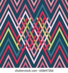 Geometric seamless pattern. Simple regular background. Vector illustration