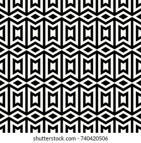 Geometric seamless pattern. Simple regular background. Trendy hipster style with american indian motifs . Aztec background. Textile print with navajo tribal ornament. Native american art