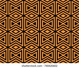Geometric seamless pattern. Simple regular background. Trendy hipster style with american indian motifs . Aztec background. Textile print with navajo tribal ornament. Native american art