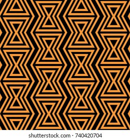 Geometric seamless pattern. Simple regular background. Trendy hipster style with american indian motifs . Aztec background. Textile print with navajo tribal ornament. Native american art