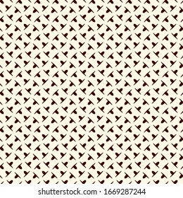 Geometric seamless pattern. Simple surface print. Puzzle shapes motif ornament. Minimal geo modern background. Vector abstract digital paper