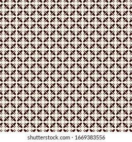 Geometric seamless pattern. Simple surface print. Crosses motif ornament. Minimal geo modern background. Vector abstract digital paper