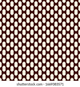 Geometric seamless pattern. Simple surface print. Arrow, diamond shapes motif ornament. Minimal geo modern background. Vector abstract digital paper