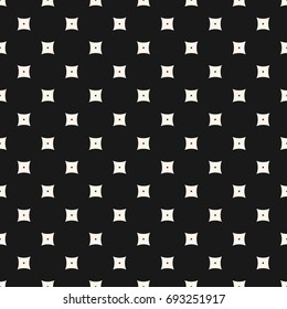 Geometric seamless pattern, simple vector texture with small smooth perforated squares. Subtle abstract monochrome background, repeat tiles. Dark stylish design for prints, home decor, covers, fabric