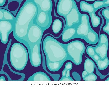 Geometric seamless pattern from spots. Abstract camo modern. Texture from water spots. Print on fabric and textiles. Endless design template. Vector illustration