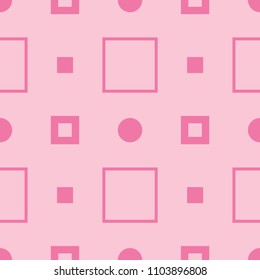 Geometric seamless pattern. Square