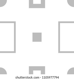 Geometric seamless pattern. Square