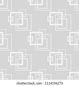Geometric seamless pattern. Square