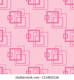 Geometric seamless pattern. Square
