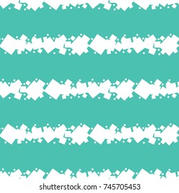 Geometric seamless pattern. Square