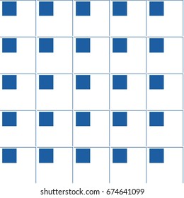 Geometric seamless pattern, square in the corner of a square for used for wallpaper, printing on the packaging paper, textiles.