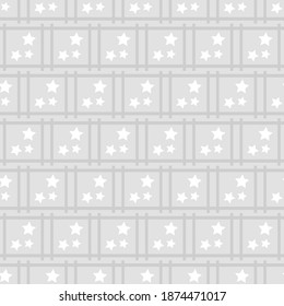 A geometric seamless pattern with squares, stars