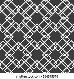 Geometric seamless pattern with squares. Vector art.