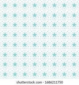 Patrón geométrico sin fisuras. Color acuático de fondo geométrico abstracto. Ilustración vectorial. Textura repetida monocroma. Elegante adorno. Papel moderno de diseño, papel pintado, textil, tapa, impresión. Existencia.