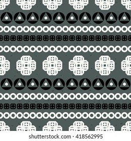 Geometric Seamless Pattern. Striped abstract background. 