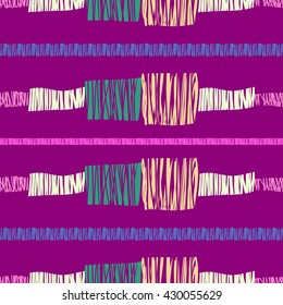 Geometric Seamless Pattern. Striped Abstract Texture. Vector  Background with stripes