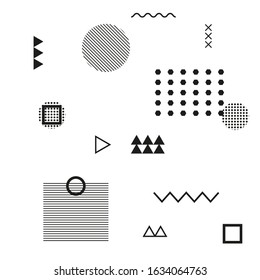 Geometric seamless pattern. Stylish trendy fabric. Modern abstract wallpaper.
