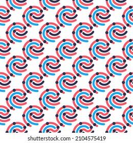 Geometric Seamless Pattern For Textile And Design EPS 10