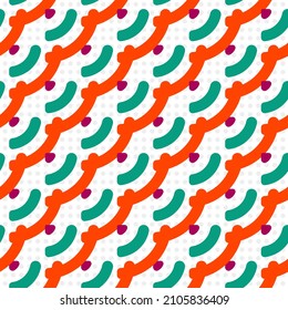 Geometric Seamless Pattern For Textile And Design EPS 10