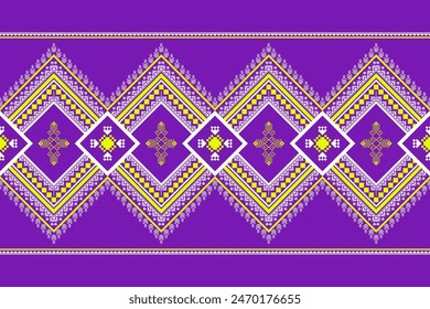 Geometric seamless pattern for textile, fabric, embroidery, clothing, printing, cover, tile, backdrop, decoration, ceramic.
