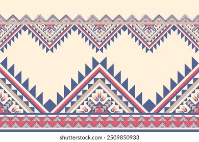 Geometrisches, nahtloses Muster für Textilien, Gewebe, Kleidung, Druck, Fliesen, Keramik, Bettwaren, Einband, Umhüllung, Teppich, Teppich, Stickerei Hintergrund, Tapete, Kulisse, Hausdekoration.
