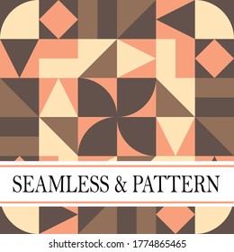 Geometric and seamless pattern with texture ,great for background.