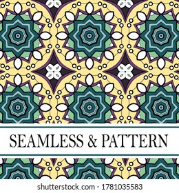 Geometric and seamless pattern with texture ,great for background.
